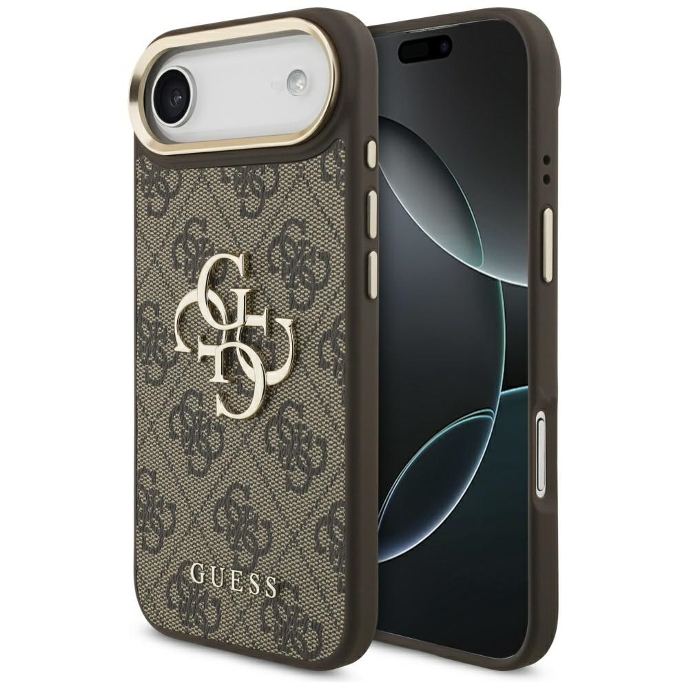 Guess 4G Big 4G Classic Logo-etui til iPhone Air – brun og gull