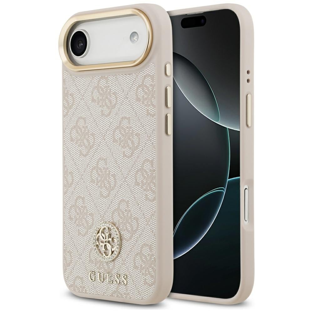Guess 4G Strass Logo MagSafe-etui til iPhone Air – rosa