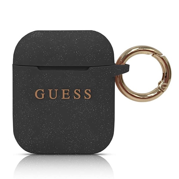 Guess silikonetui til AirPods 1 og 2 – svart