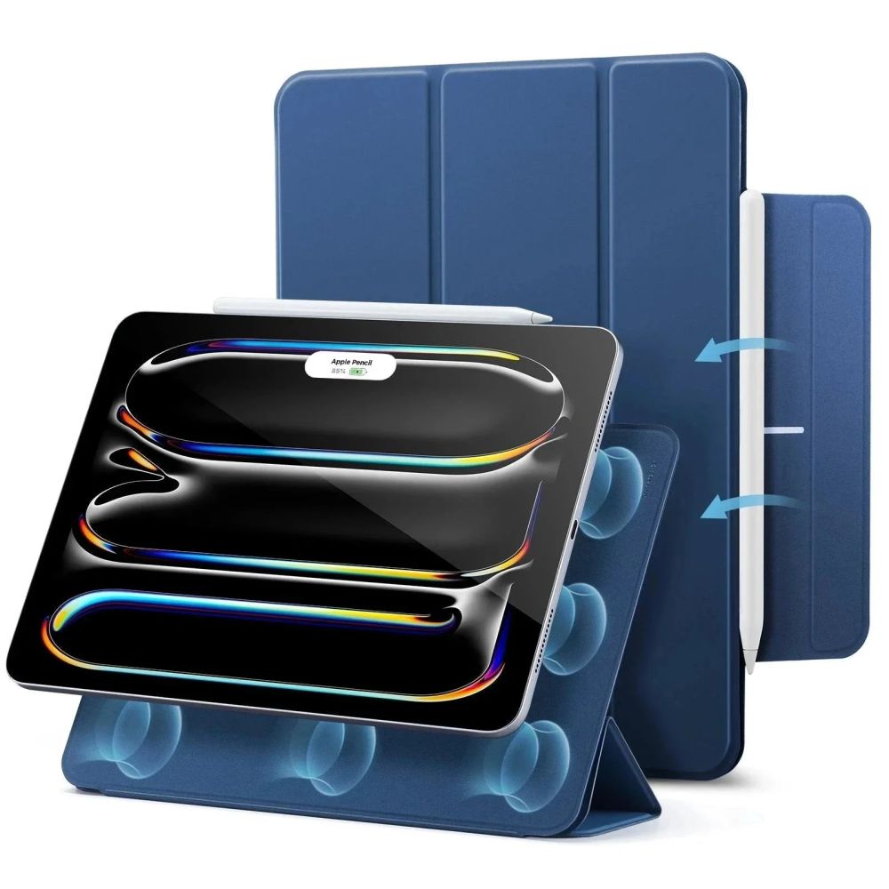 ESR Rebound magnetisk etui til iPad Pro 11" 5. – 6. 2024–2025 – marineblå