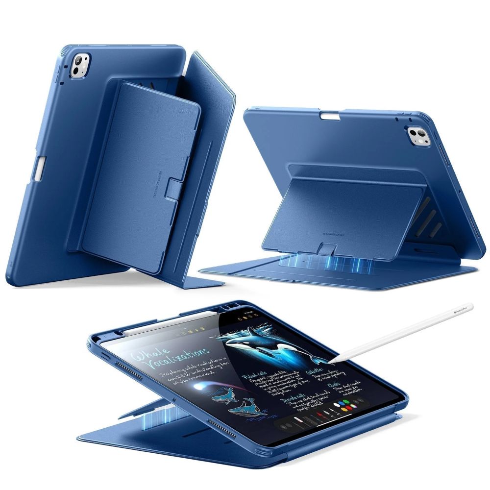ESR Flip Hybrid-etui til iPad Pro 11” 5. / 6. / 2024–2025 – marineblå