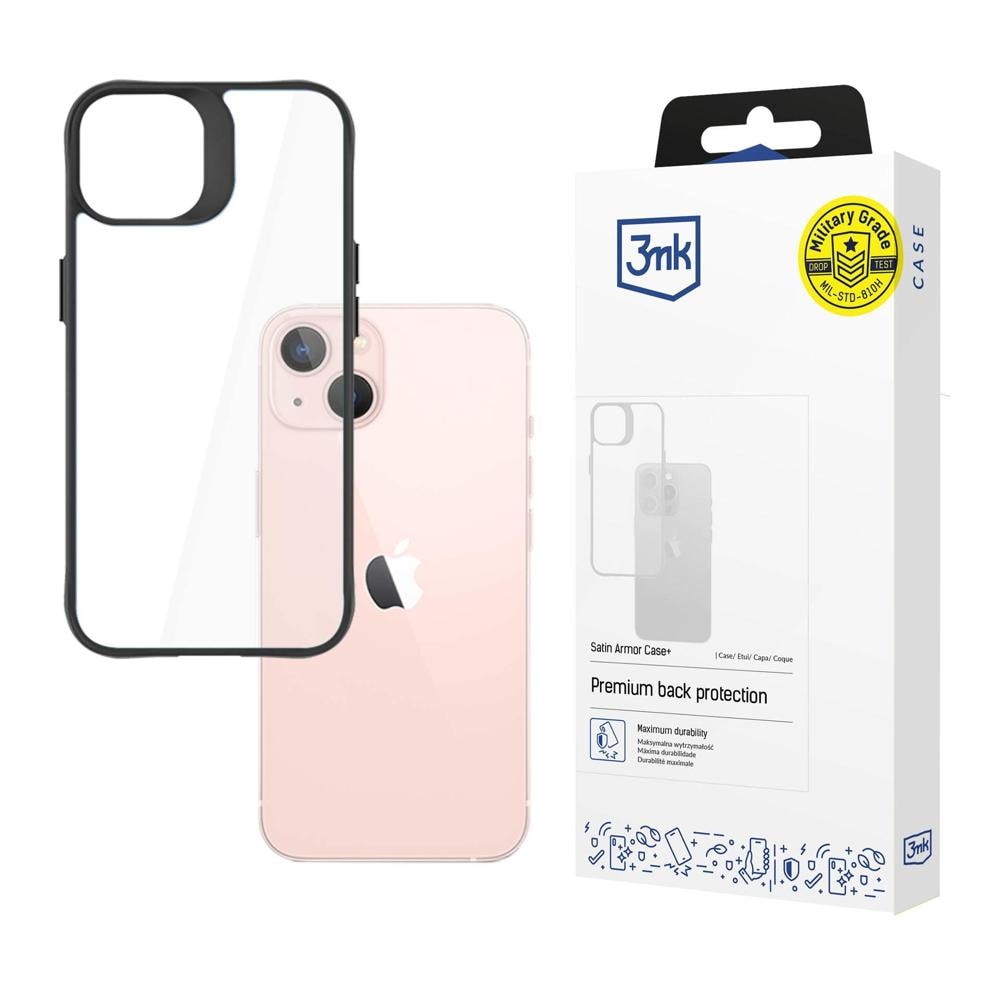 3mk Satin Armor Case+ til iPhone 14 Plus – gjennomsiktig