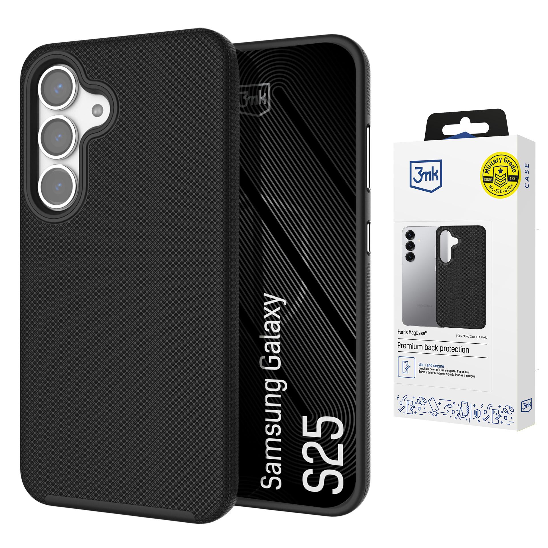 3mk Fortis MagCase til Samsung Galaxy S25 – svart