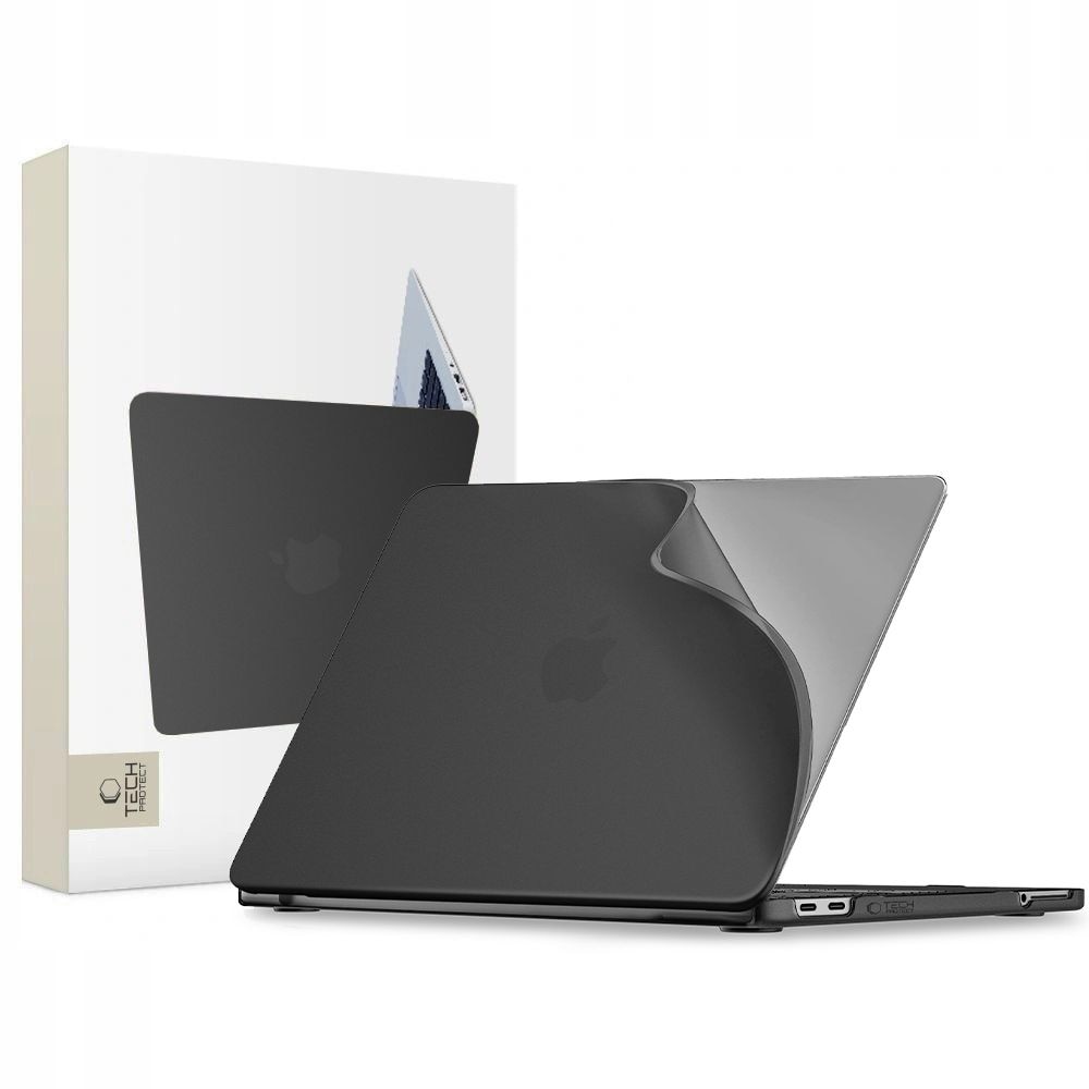 Tech-Protect Softshell-etui til MacBook Neo 13" 2026 – matt svart