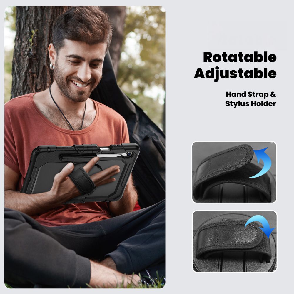 Tech-Protect solid etui til Samsung Galaxy Tab S11 11,0 X730 / X736B – svart