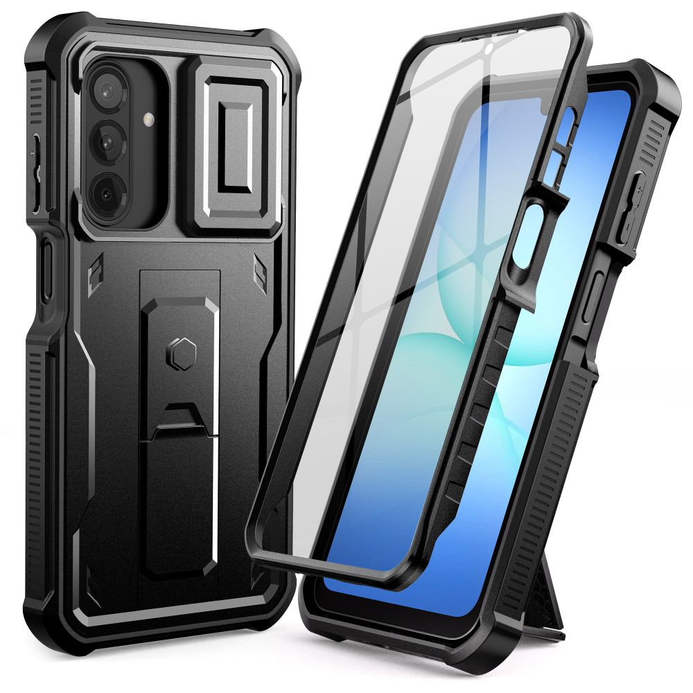 Tech-Protect Kevlar Cam+-etui til Samsung Galaxy A17 4G / 5G – svart