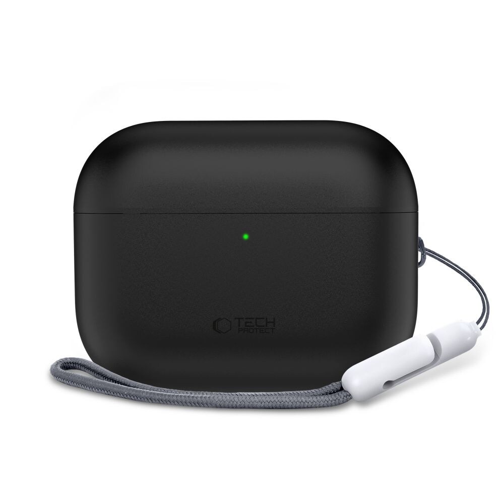 Tech-Protect silikonetui til AirPods Pro 3 – svart