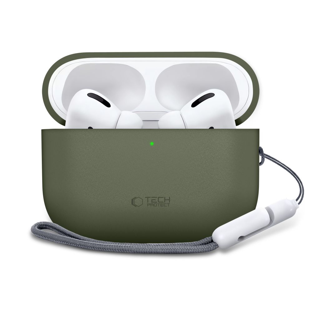 Tech-Protect silikonetui til AirPods Pro 3 – grønt