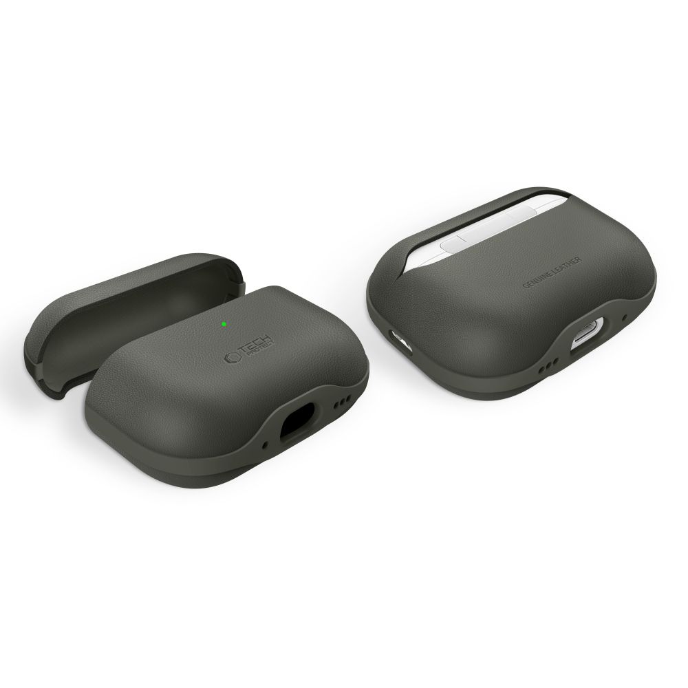 Tech-Protect NaturalFit-etui til AirPods Pro 3 – grønt