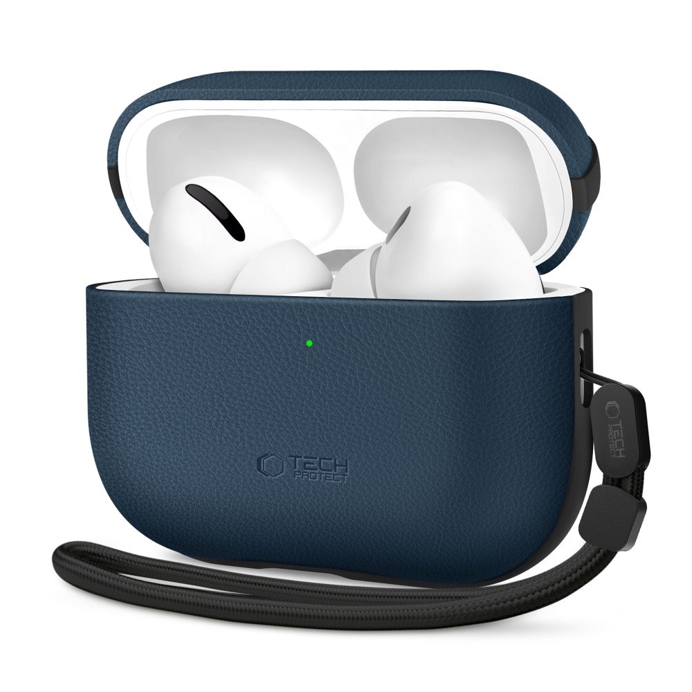 Tech-Protect NaturalFit-etui til AirPods Pro 3 – marineblå