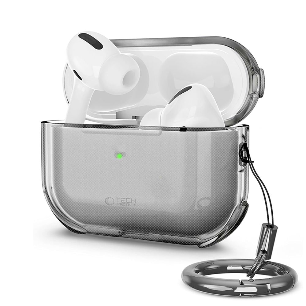 Tech-Protect Bounce-etui til AirPods Pro 3 – Gjennomsiktig