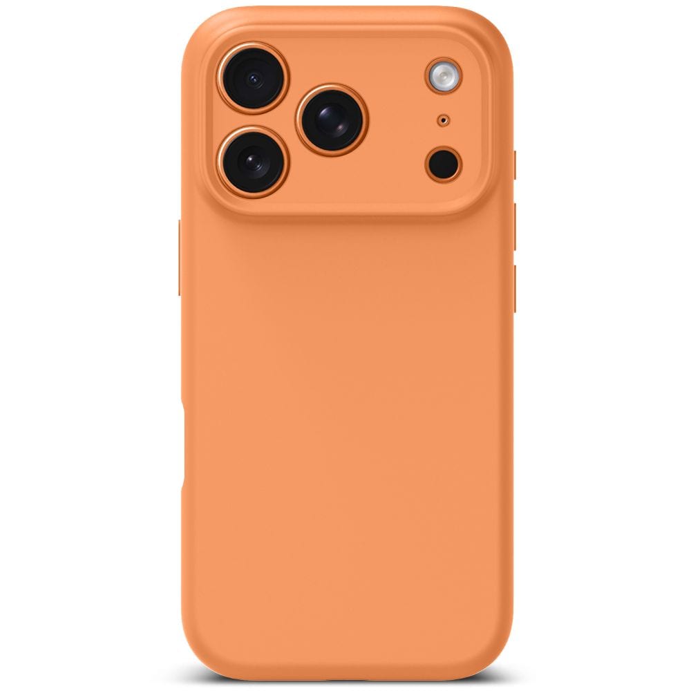 Tech-Protect silikon-MagSafe-etui til iPhone 17 Pro Max – oransje