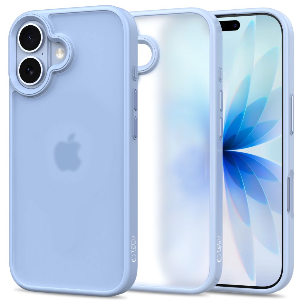 Tech-Protect MagMat iPhone 17-etui – blått