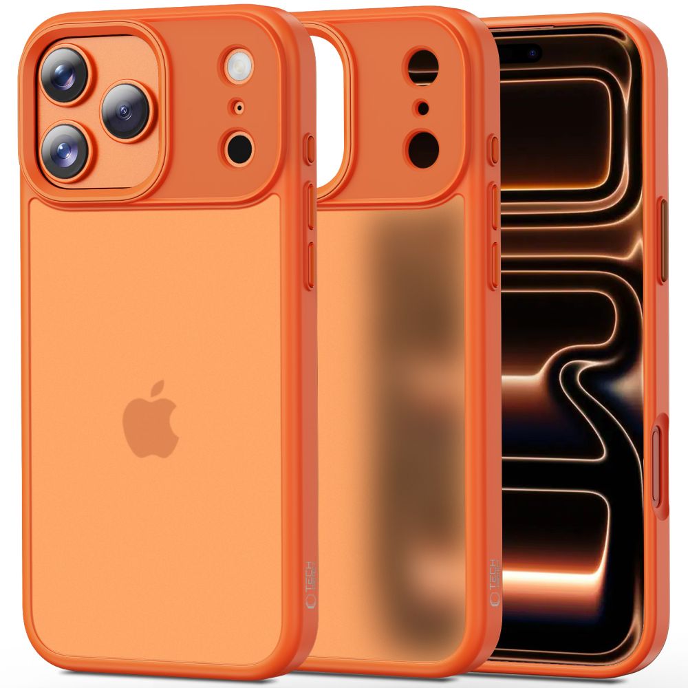 Tech-Protect MagMat-etui til iPhone 17 Pro Max – oransje