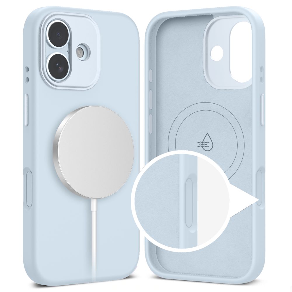 Tech-Protect Uniq MagSafe-etui til iPhone 17 – blått