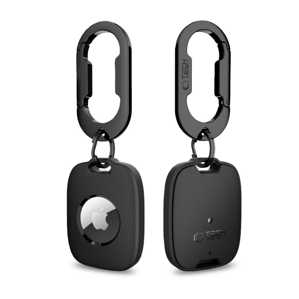 Tech-Protect Velar-etui til Apple AirTag 1 / 2 – svart