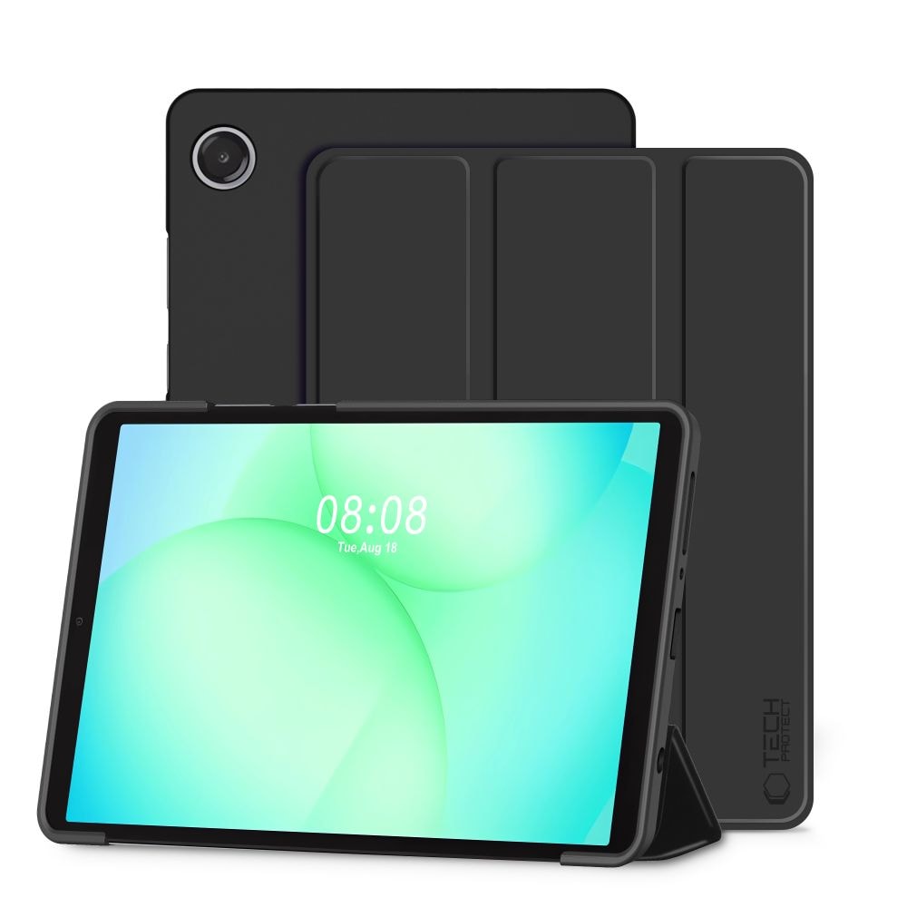 TechProtect SmartCase-etui til Samsung Galaxy Tab A9 / A11 8,7 X110 / X115 / X133 / X135 – svart