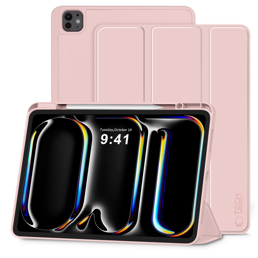 Tech-Protect SC pennetui til iPad Pro 13” 7 / 8 / 2024–2025 – Rosa