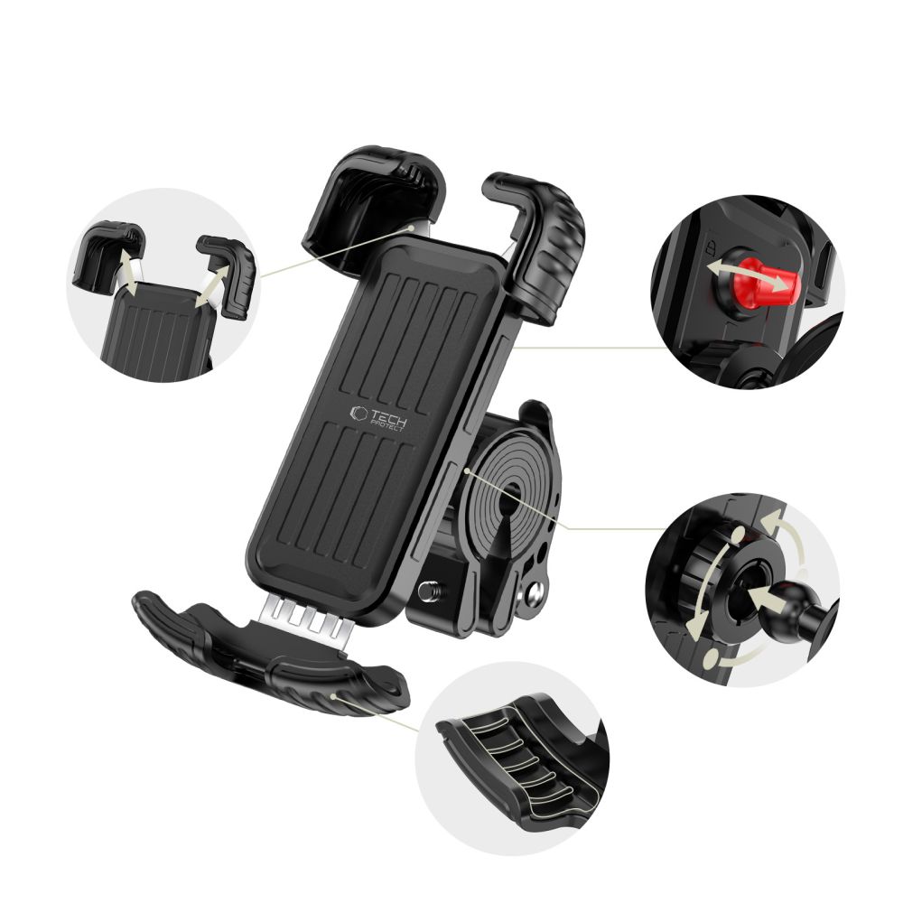Tech-Protect V7 styrefeste – svart