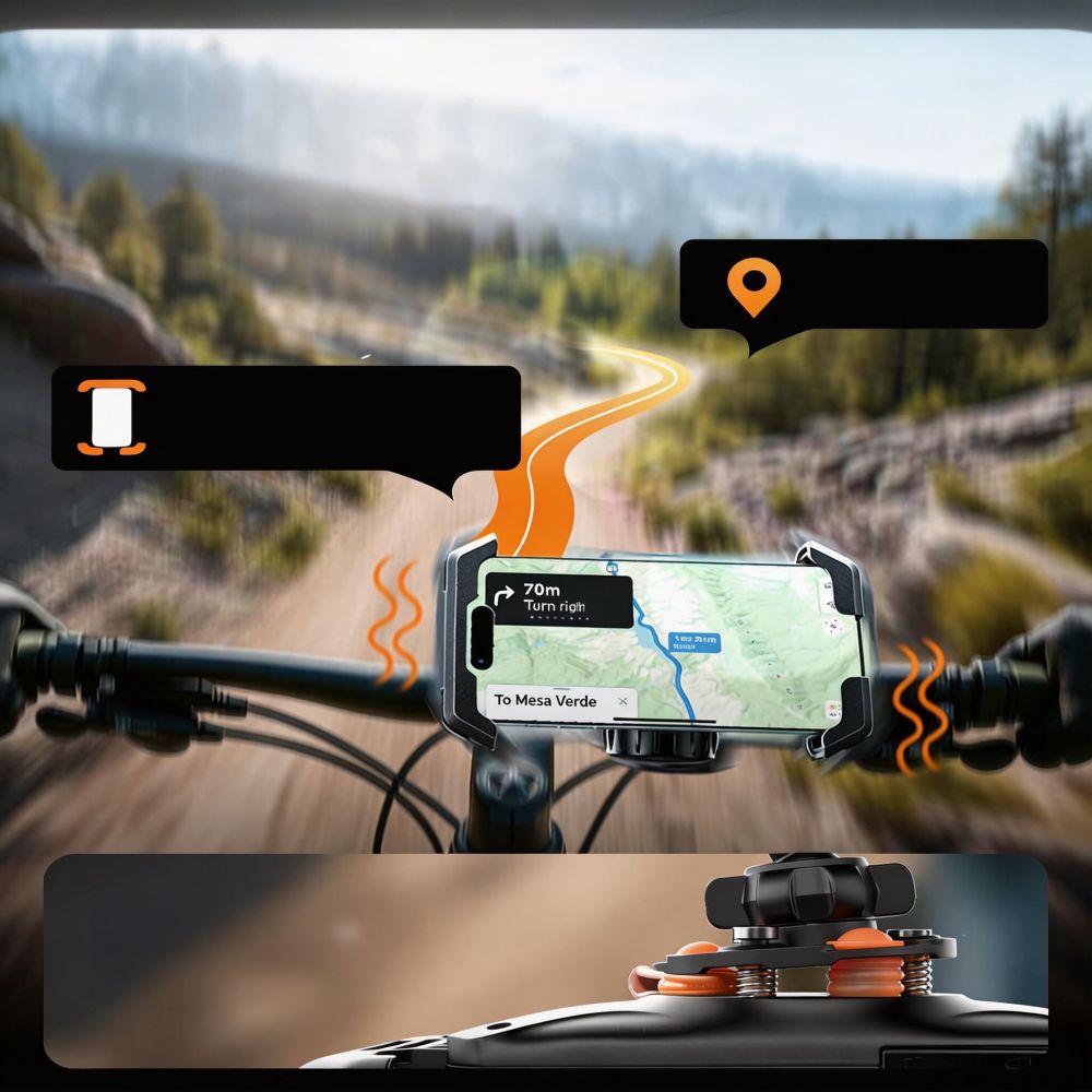 Tech-Protect V7 styrefeste – svart