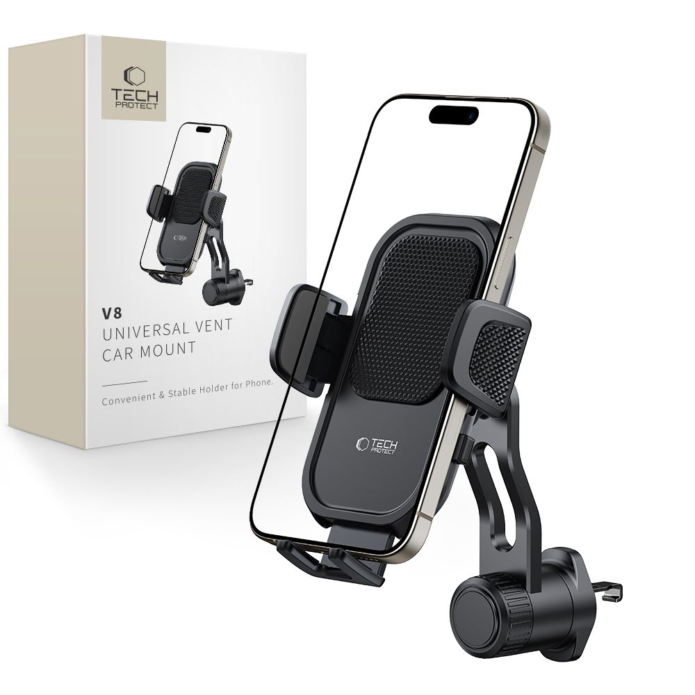 Tech-Protect V8-holder til bilens luftventil – svart