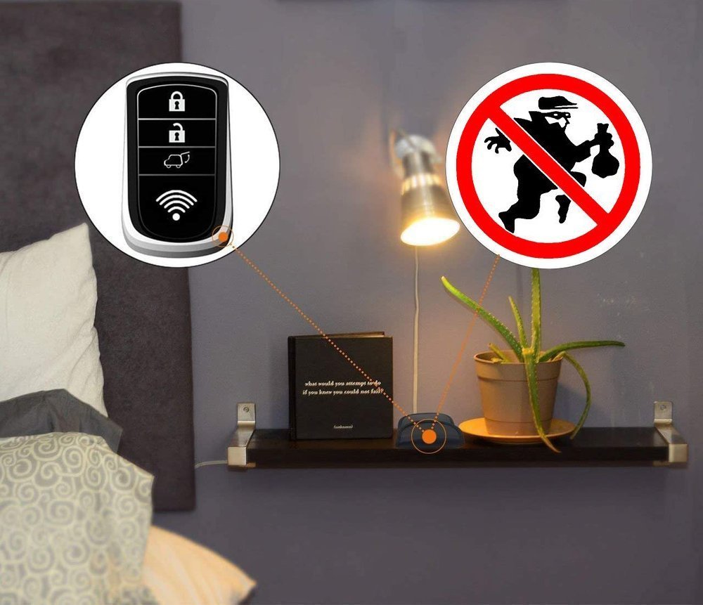 Tyverisikret etui for bilnøkler som blokkerer radiobølger – nøkkelfri Faraday-boks, 14x10 cm, svart