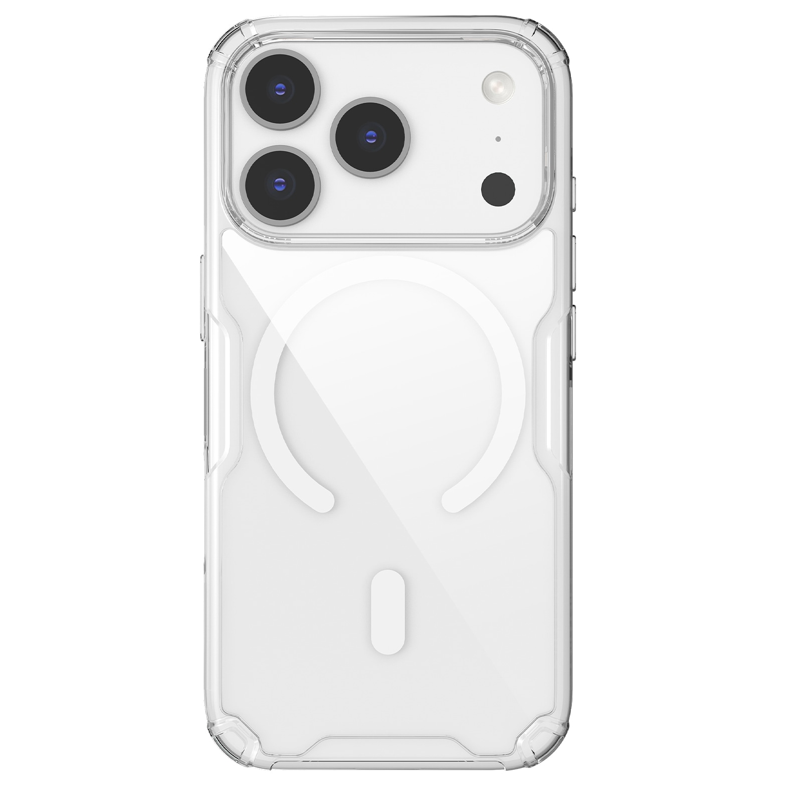 Nillkin Nature TPU Pro MagSafe-kompatibelt deksel til iPhone 17 Pro – hvitt