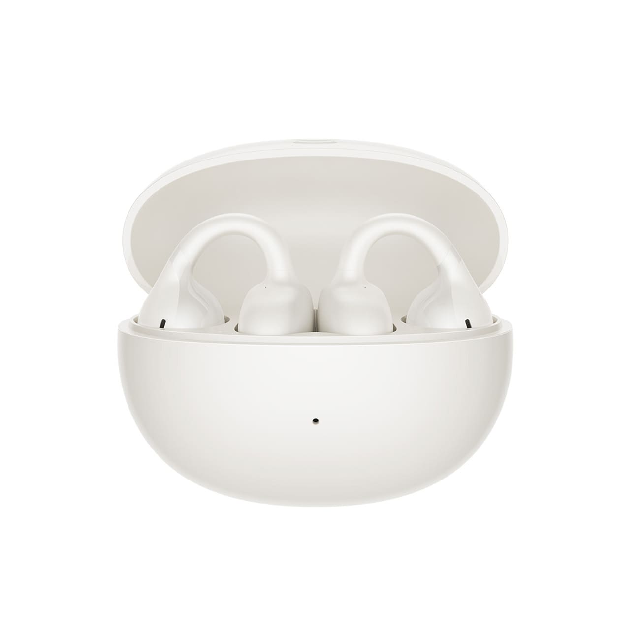 OWS Baseus Bass BC1 øretelefoner med klips – hvit