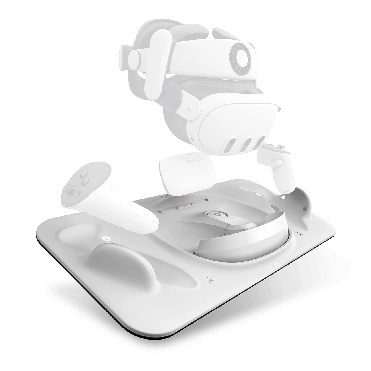 BoboVR D3-dokkingstasjon for Meta Quest 3 – hvit