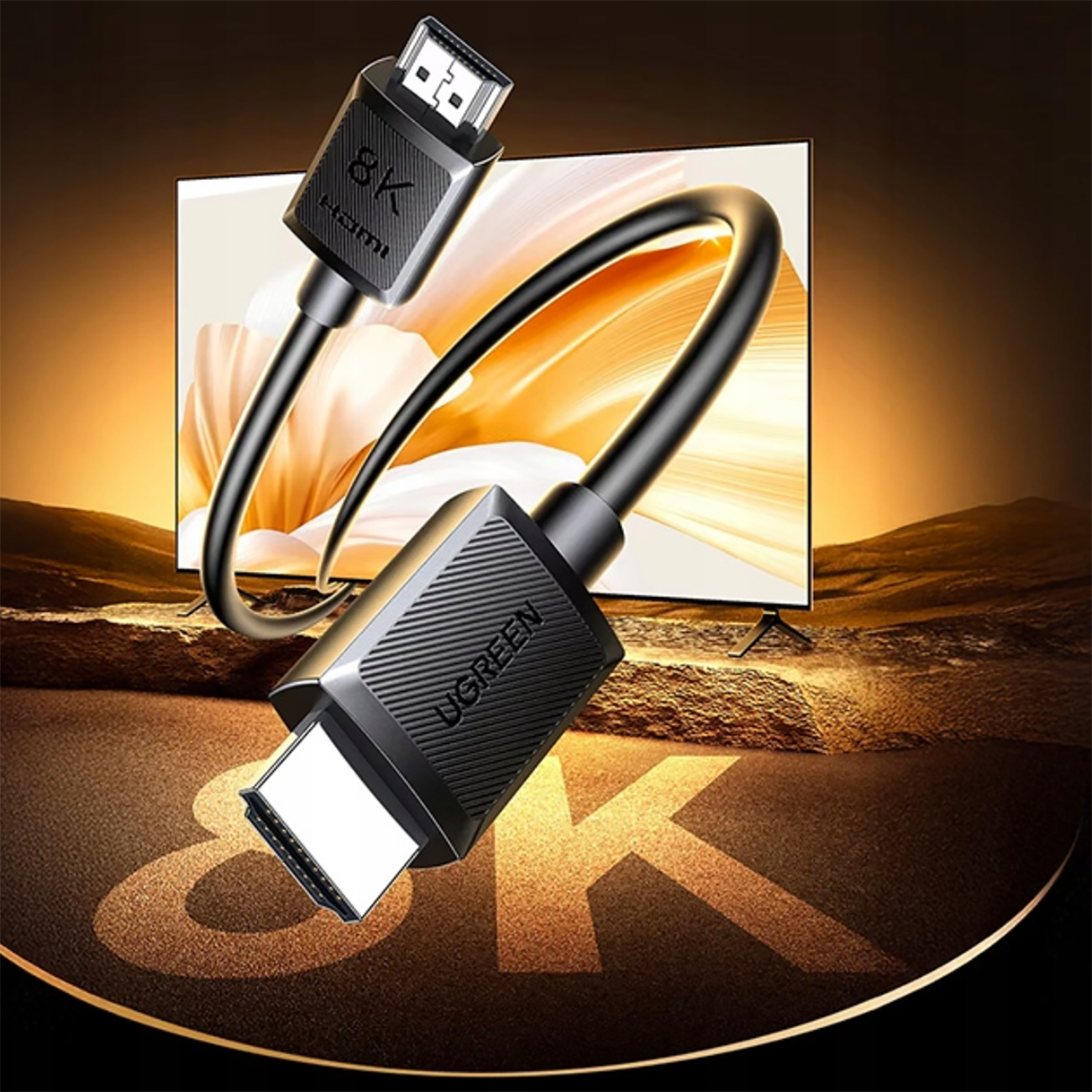 Ugreen 4K HDMI-kabel 1,5 m – svart