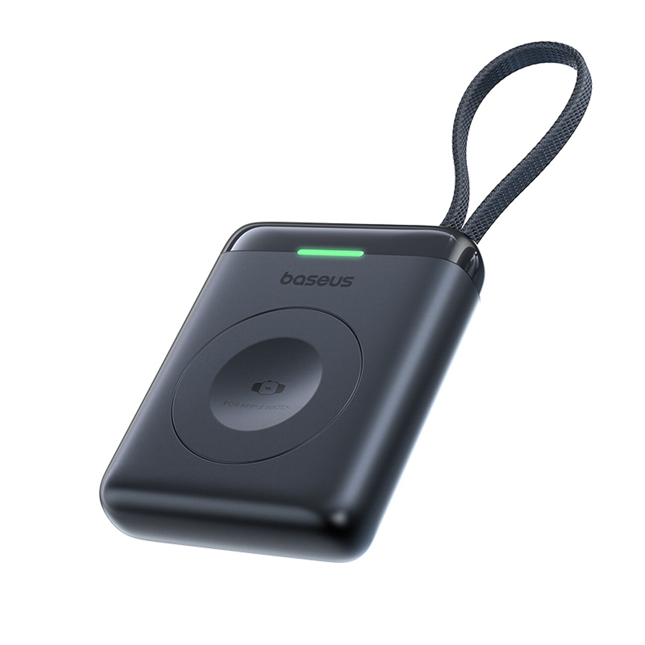 Baseus EnerFill FW11 5 W powerbank for Apple Watch med innebygd kabel – svart