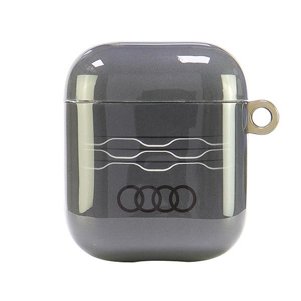 Audi IML-etui med geometrisk mønster til AirPods 1 / 2 – Grå