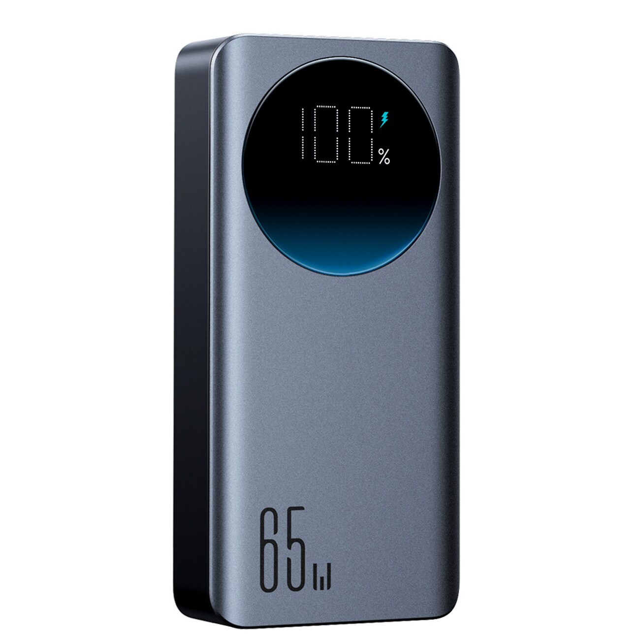 Joyroom JR-PBF05 Pro 30 000 mAh 65 W powerbank med digitalt display, 2 x USB-C og 1 x USB-A – svart