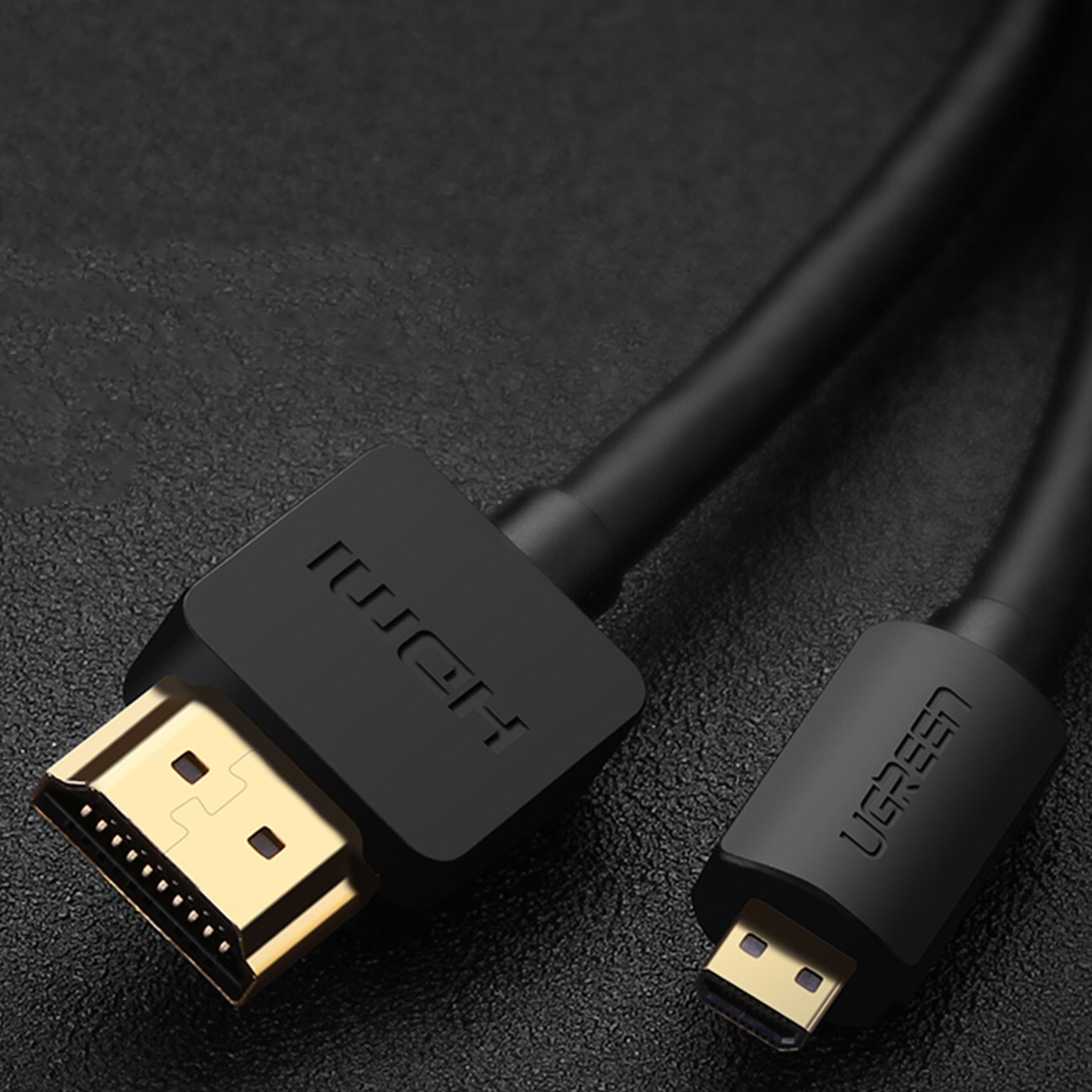 Ugreen-kabel: Micro HDMI – HDMI-kabel, 3 m, svart (HD127)