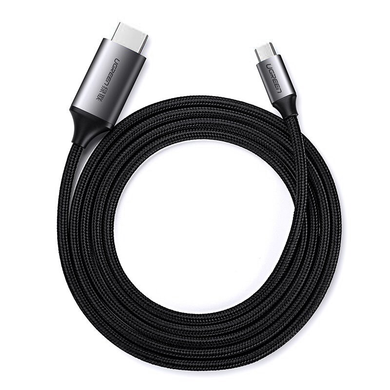 Ugreen HDMI-kabel – USB Type-C, 4K, 60 Hz, 1,5 m, svart-grå (MM142 50570)