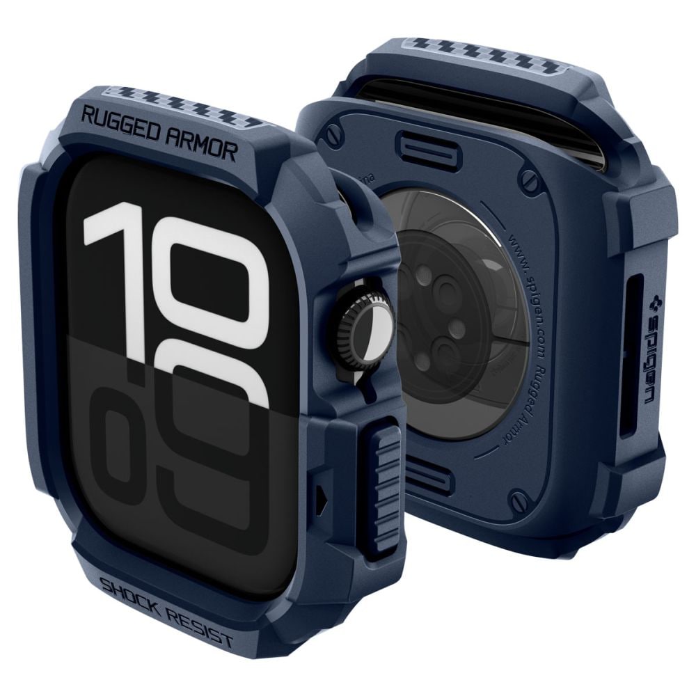Spigen Rugged Armor-etui til Apple Watch 42 mm – marineblå