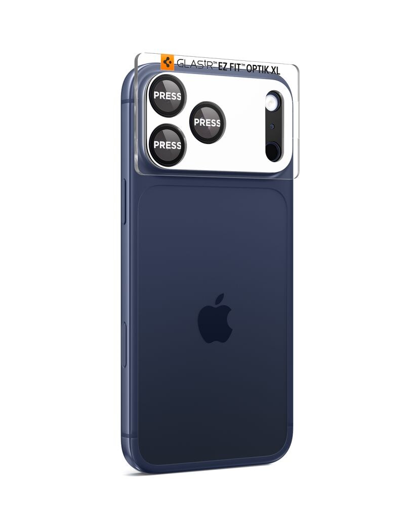 Spigen Optik Pro XL kameralinsbeskyttelse til iPhone 17 Pro – svart