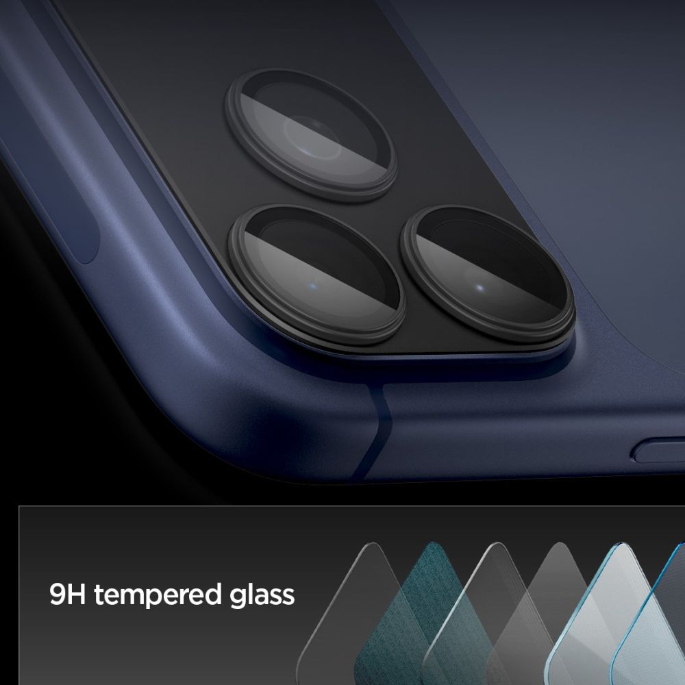 Spigen Optik Pro XL kameralinsbeskyttelse til iPhone 17 Pro – svart