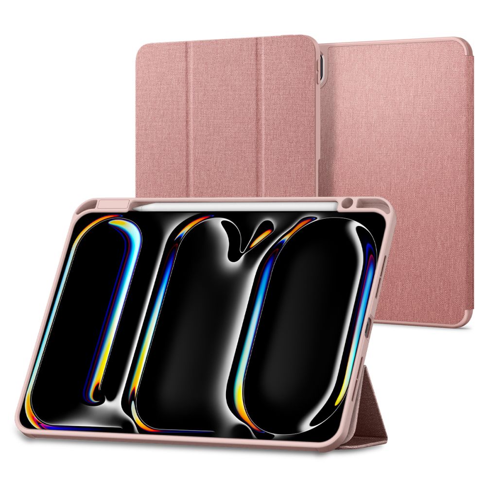 Spigen Urban Fit-etui til iPad Pro 11" 5. / 6. / 2024–2025 – Rosa