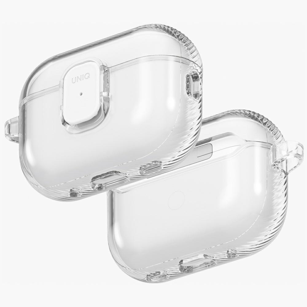 Uniq Glase Pro-etui til AirPods Pro 3 Lock Case – gjennomsiktig