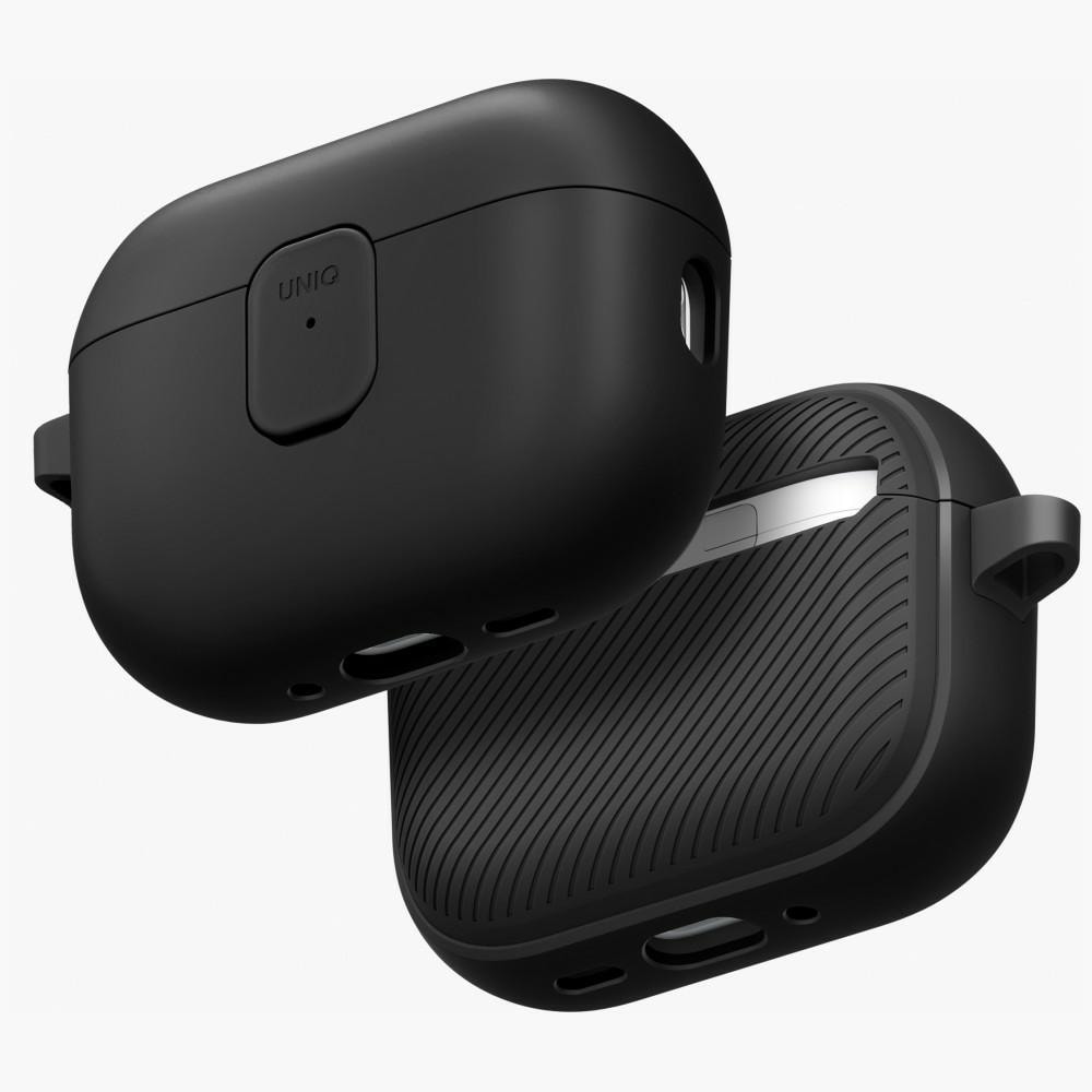 Uniq Clyde-etui til AirPods Pro 3 – svart og grått