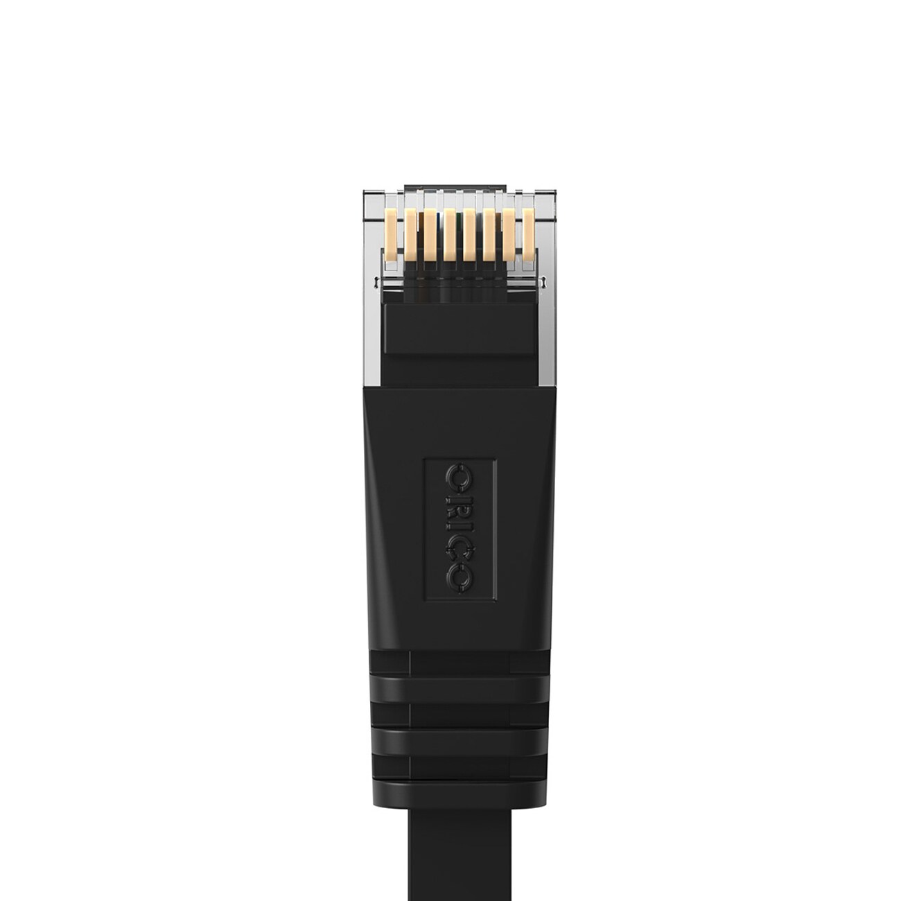 Orico PUG-C7B CAT7 10 Gbps RJ45 Ethernet-nettverkskabel, internett/LAN, flat, 5 m – svart