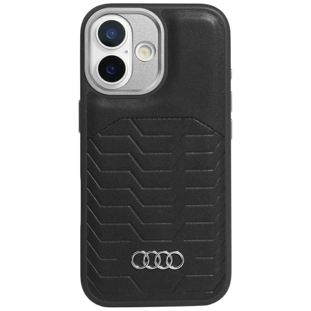 Audi GT MagSafe-etui i syntetisk skinn til iPhone 17 – svart