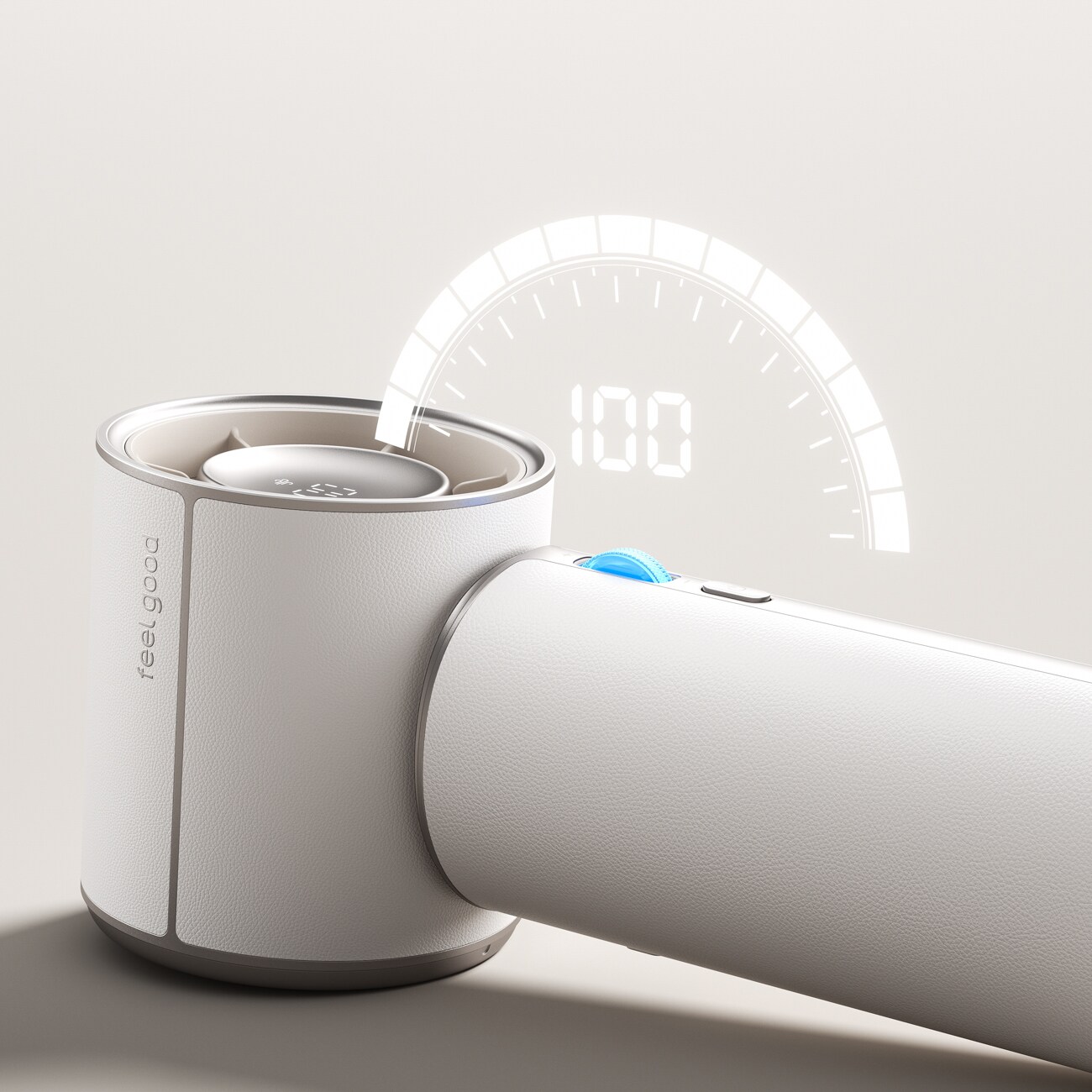 Jisulife håndholdt vifte Pro1 Mini 4250 mAh USB-C bærbar vifte – hvit