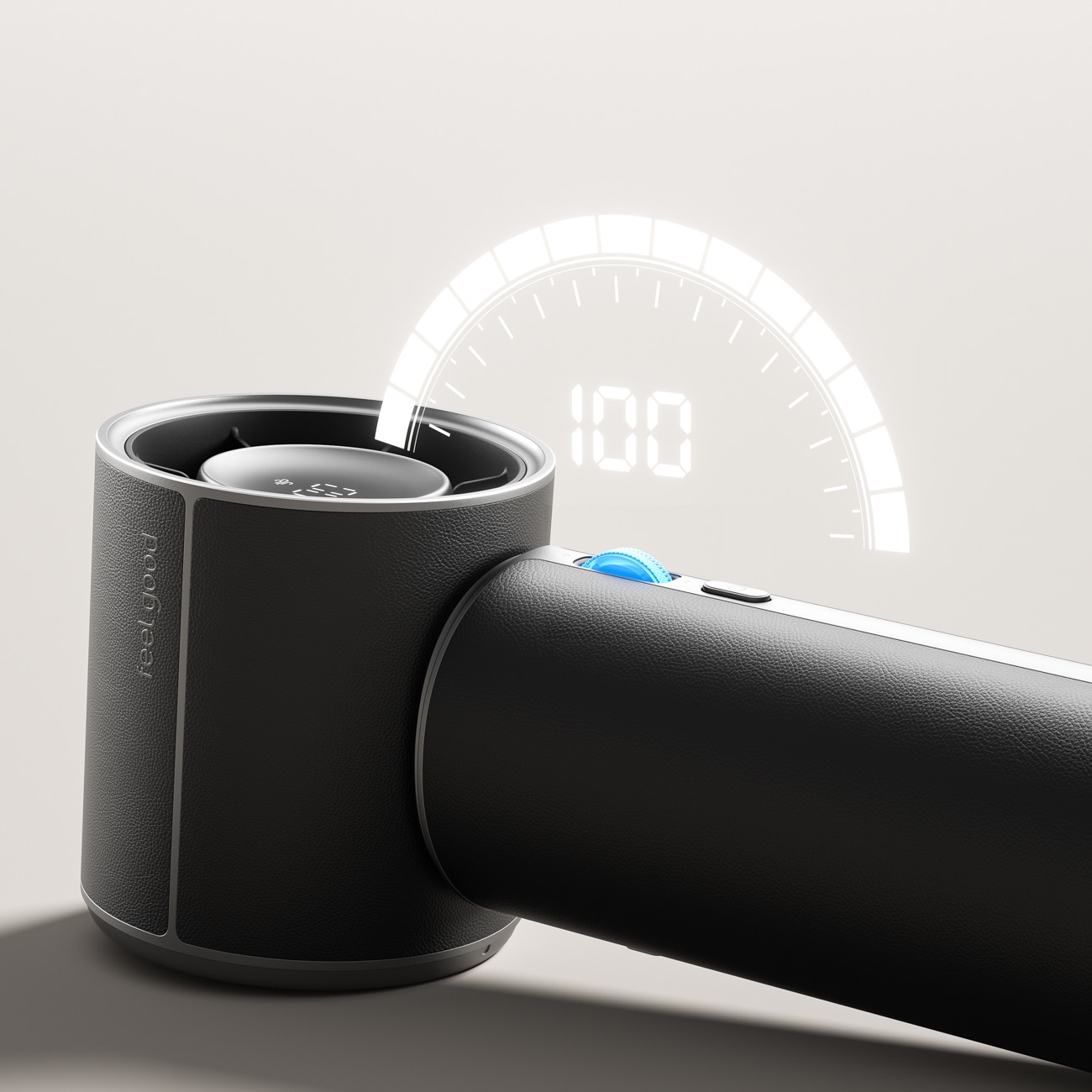 Jisulife håndholdt vifte Pro1 Mini 4250 mAh USB-C bærbar vifte – svart