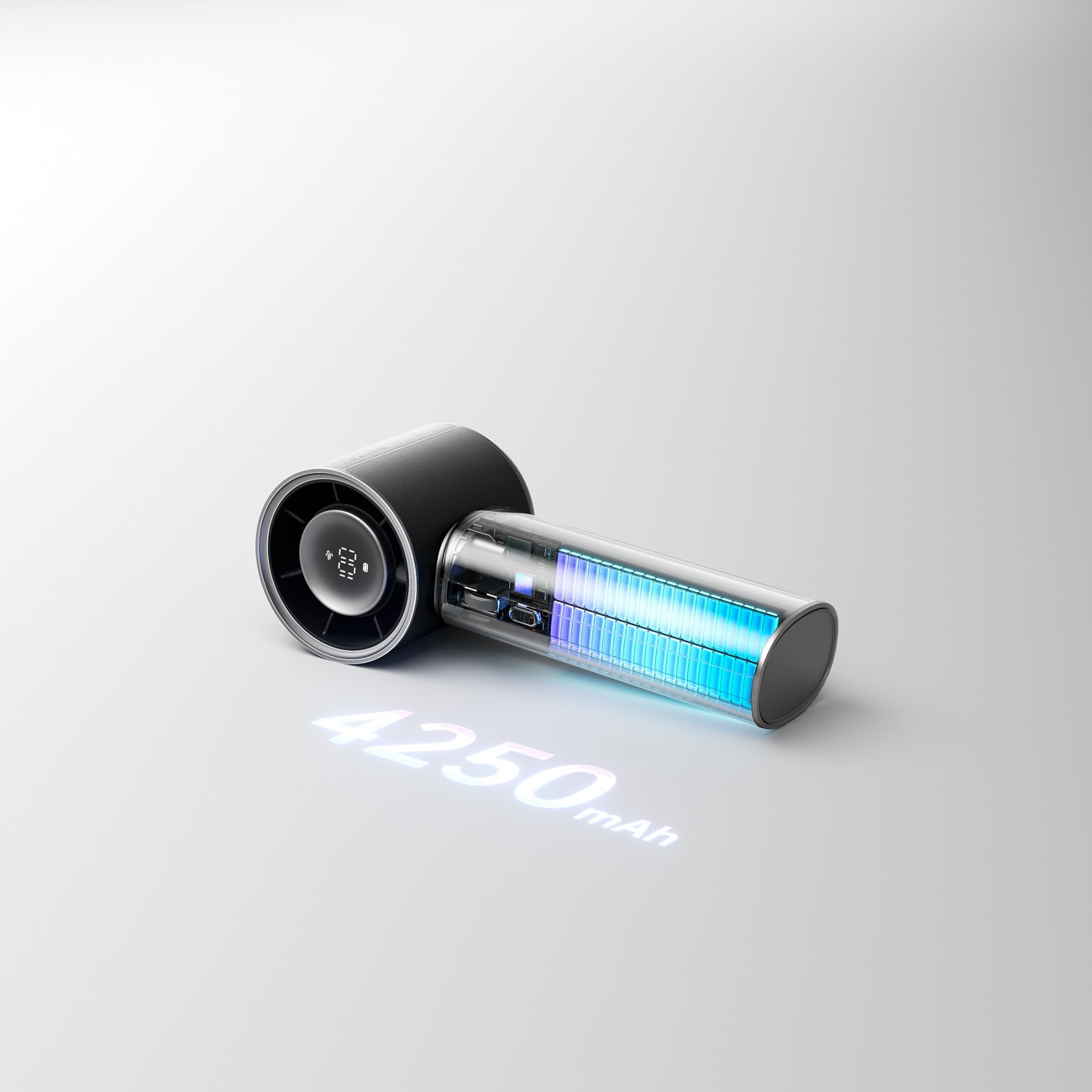 Jisulife håndholdt vifte Pro1 Mini 4250 mAh USB-C bærbar vifte – svart