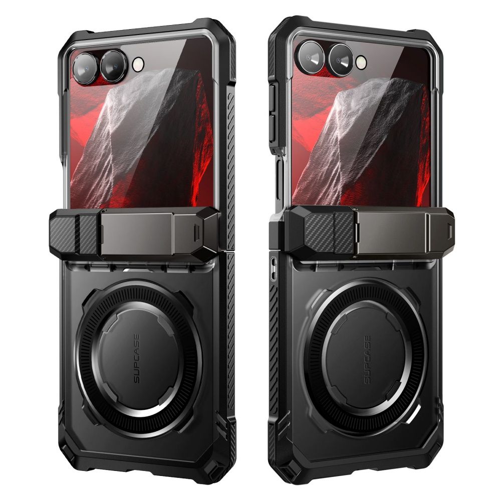 Supcase UB Grip Mag MagSafe-etui til Samsung Galaxy Z Flip 8 – svart