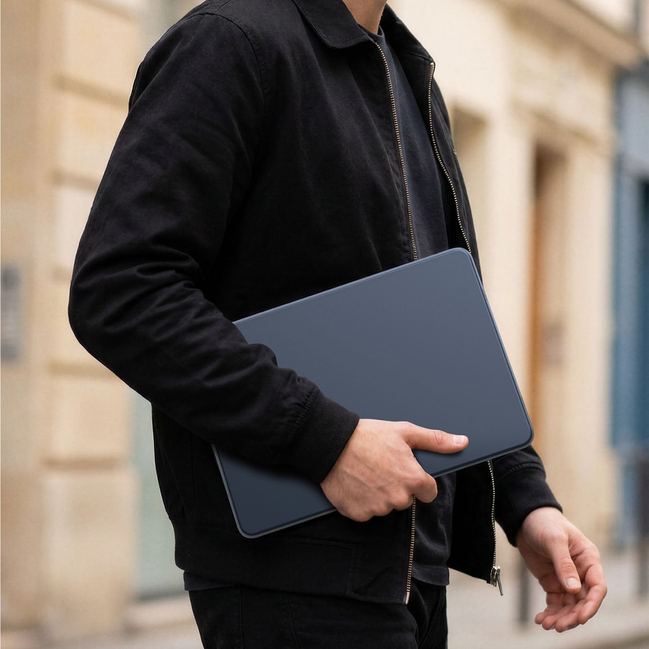 AmazingThing Titan hardt etui til MacBook Neo 13" – blått