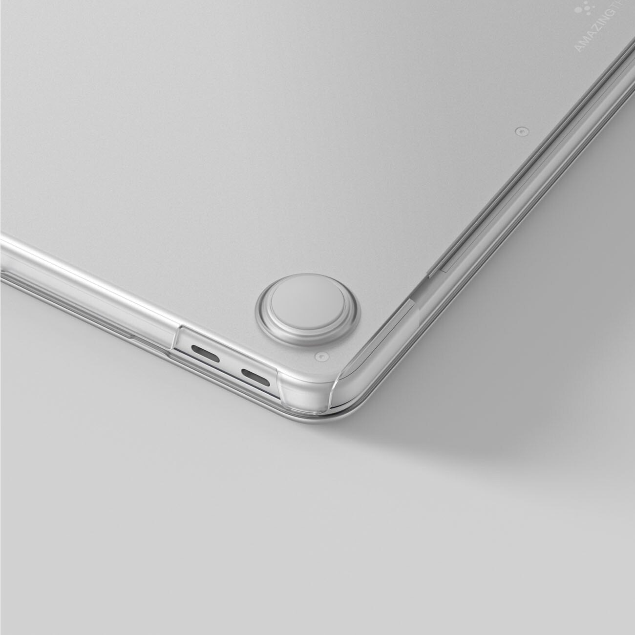 AmazingThing Titan Hardshell-etui til MacBook Neo 13" – gjennomsiktig