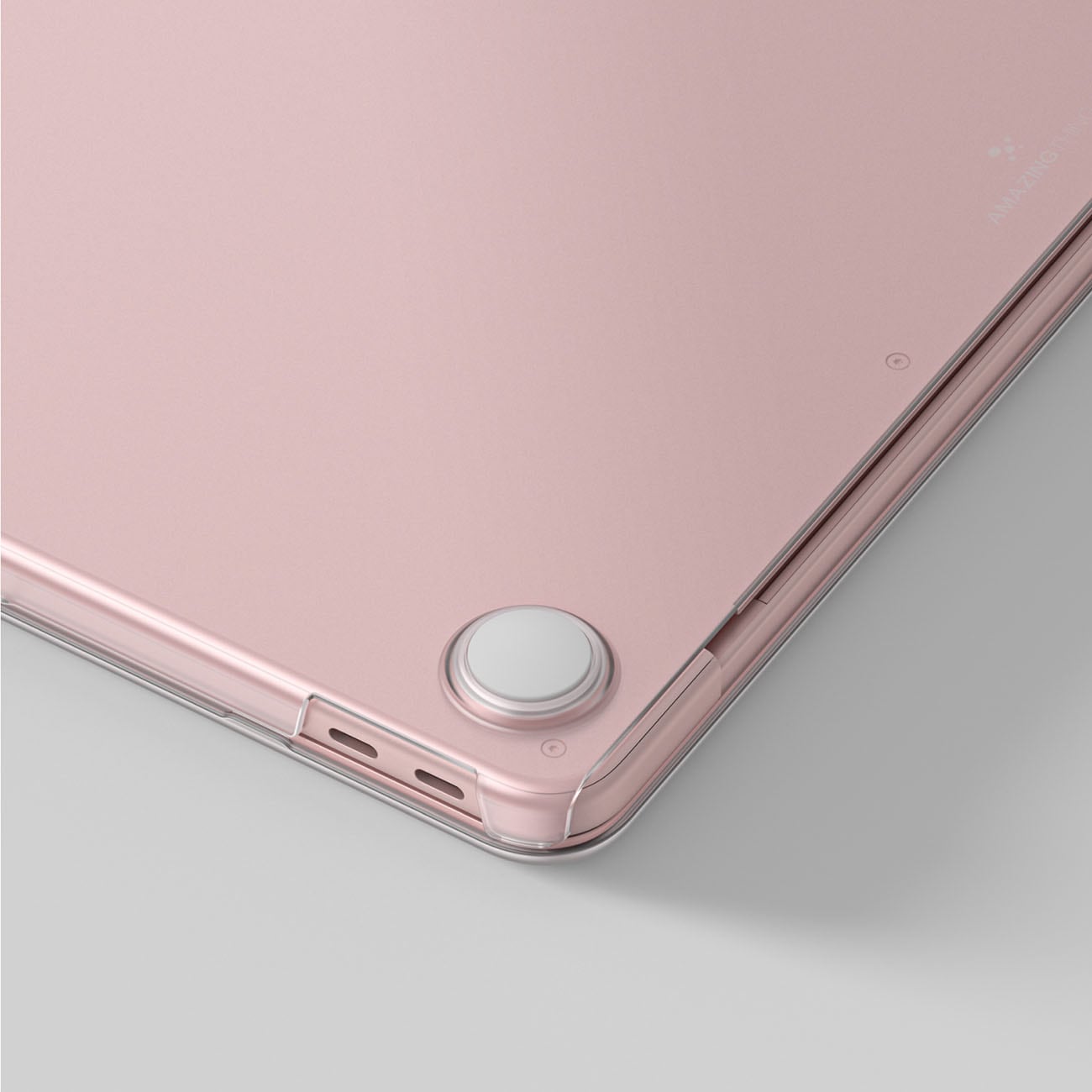 AmazingThing Titan hardcase til MacBook Neo 13" – rosa